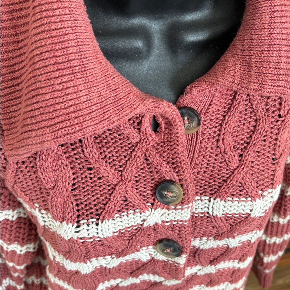 Garnet Hill • Linen & Organic-Cotton Button-Detail Sweater - Picture 3 of 9